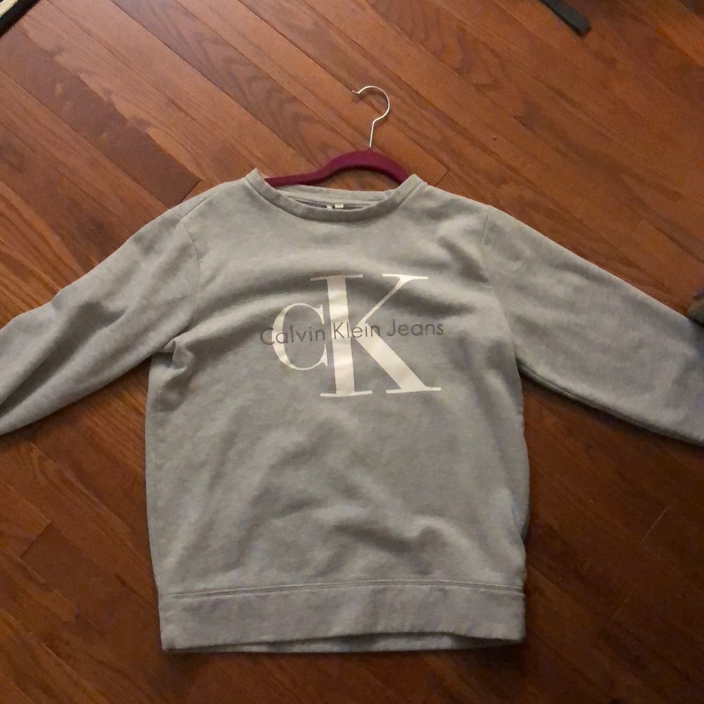 Grey Calvin Klein sweater